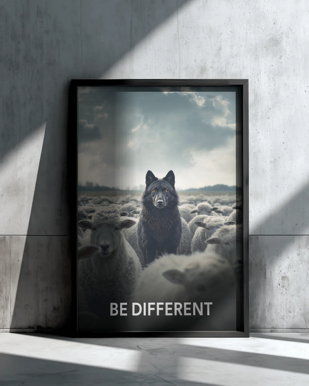 „Be Different" - „A Mirror of Individuality on the Wall"