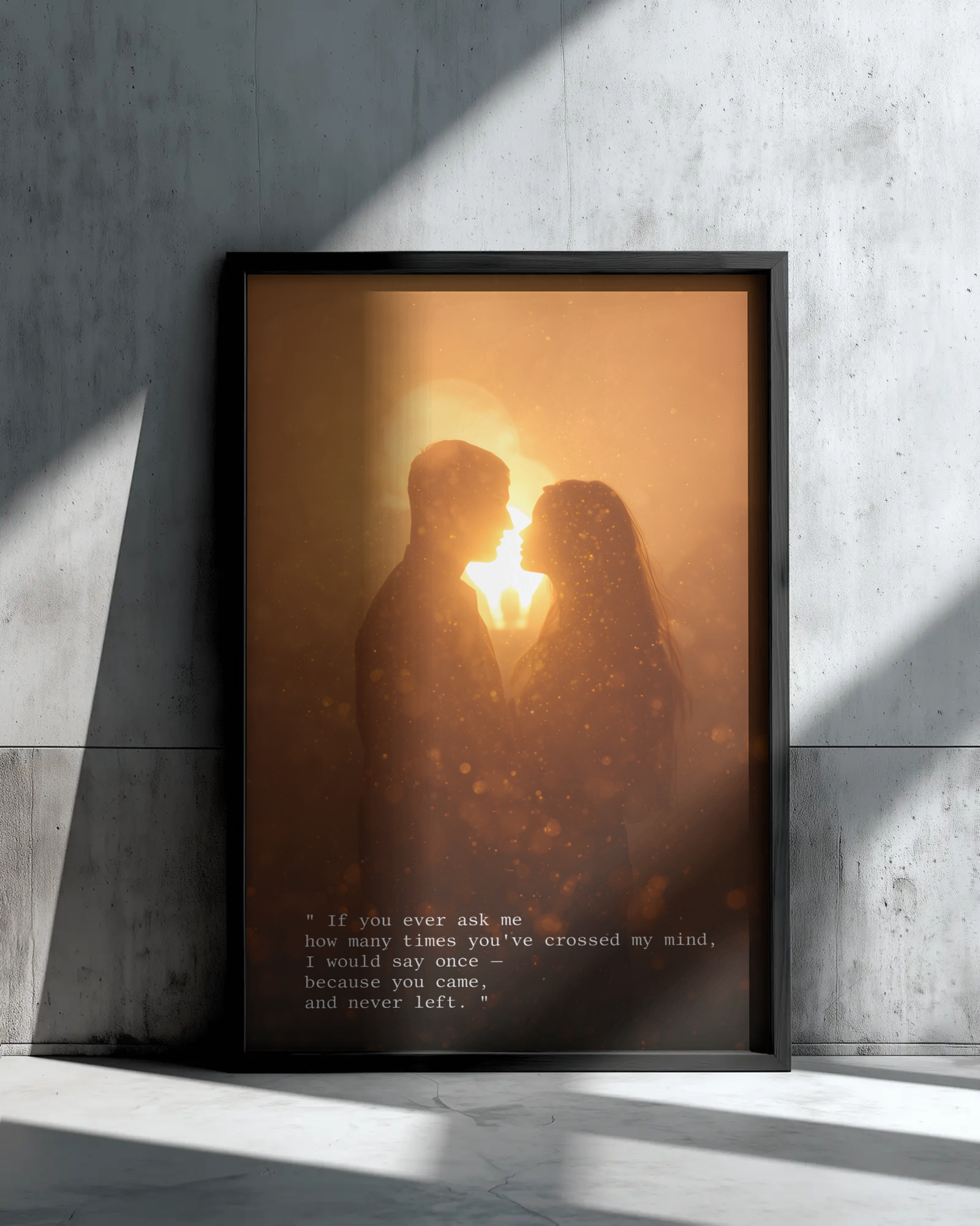 „You Never Left" - „Trys žodžiai,bet visa istorija"