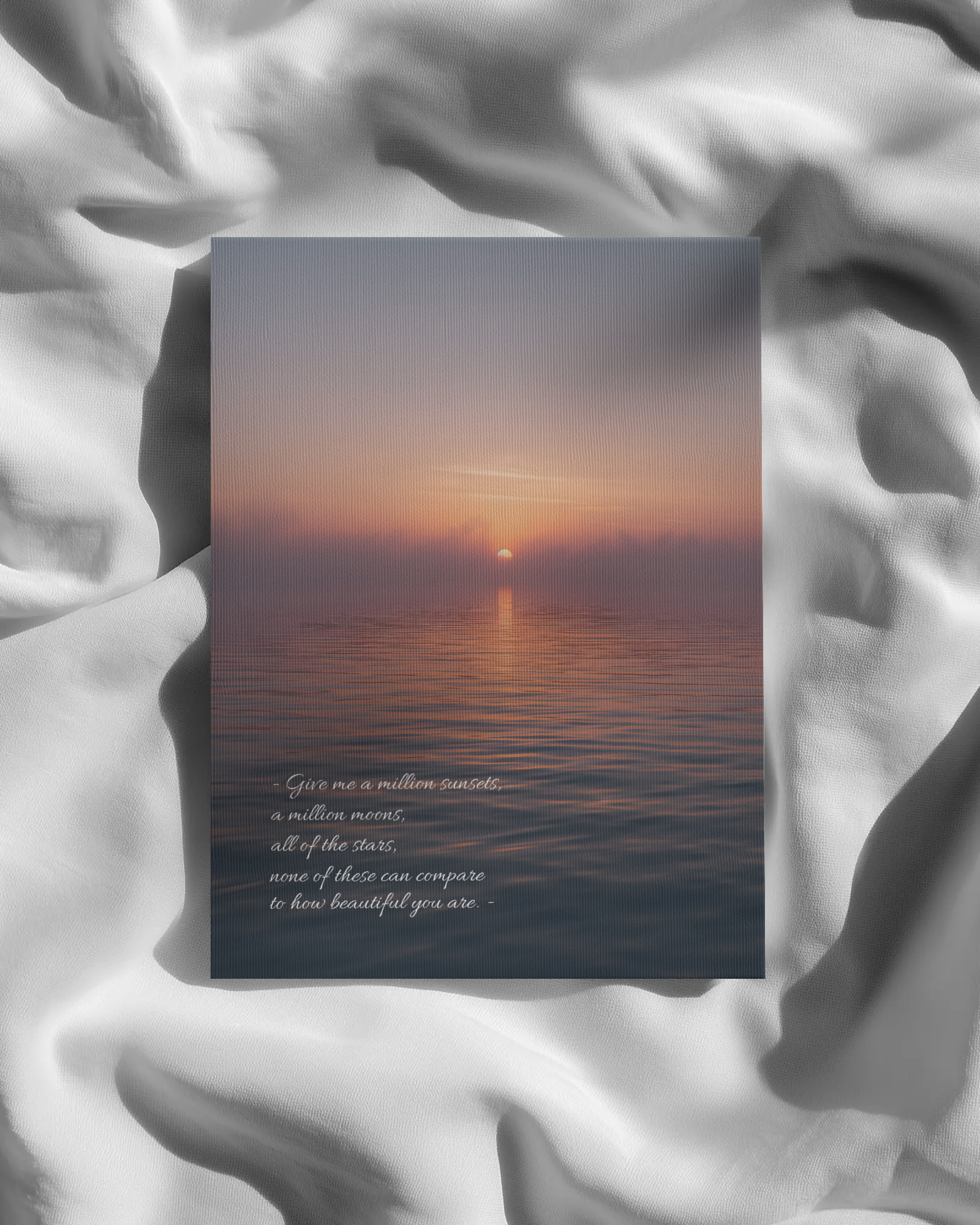 „A Million Sunsets" - „Visos žvaigždės, visi saulėlydžiai - tai tik fonas grožiui“