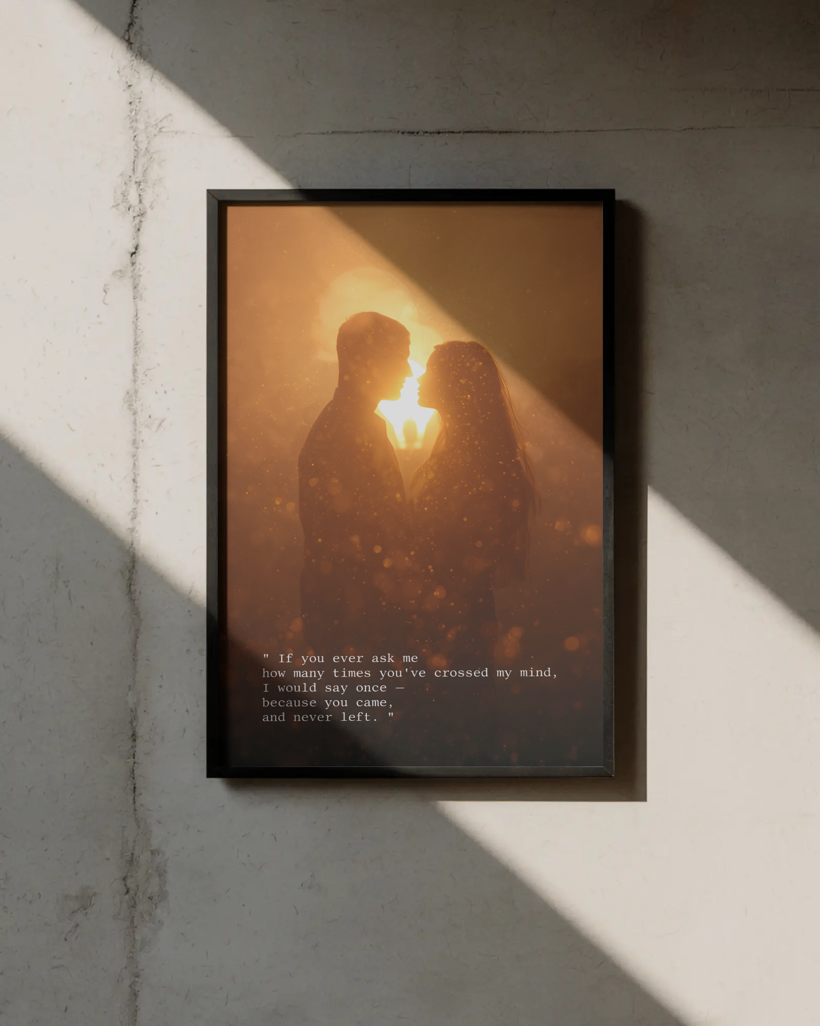 „You Never Left" - „Trys žodžiai,bet visa istorija"