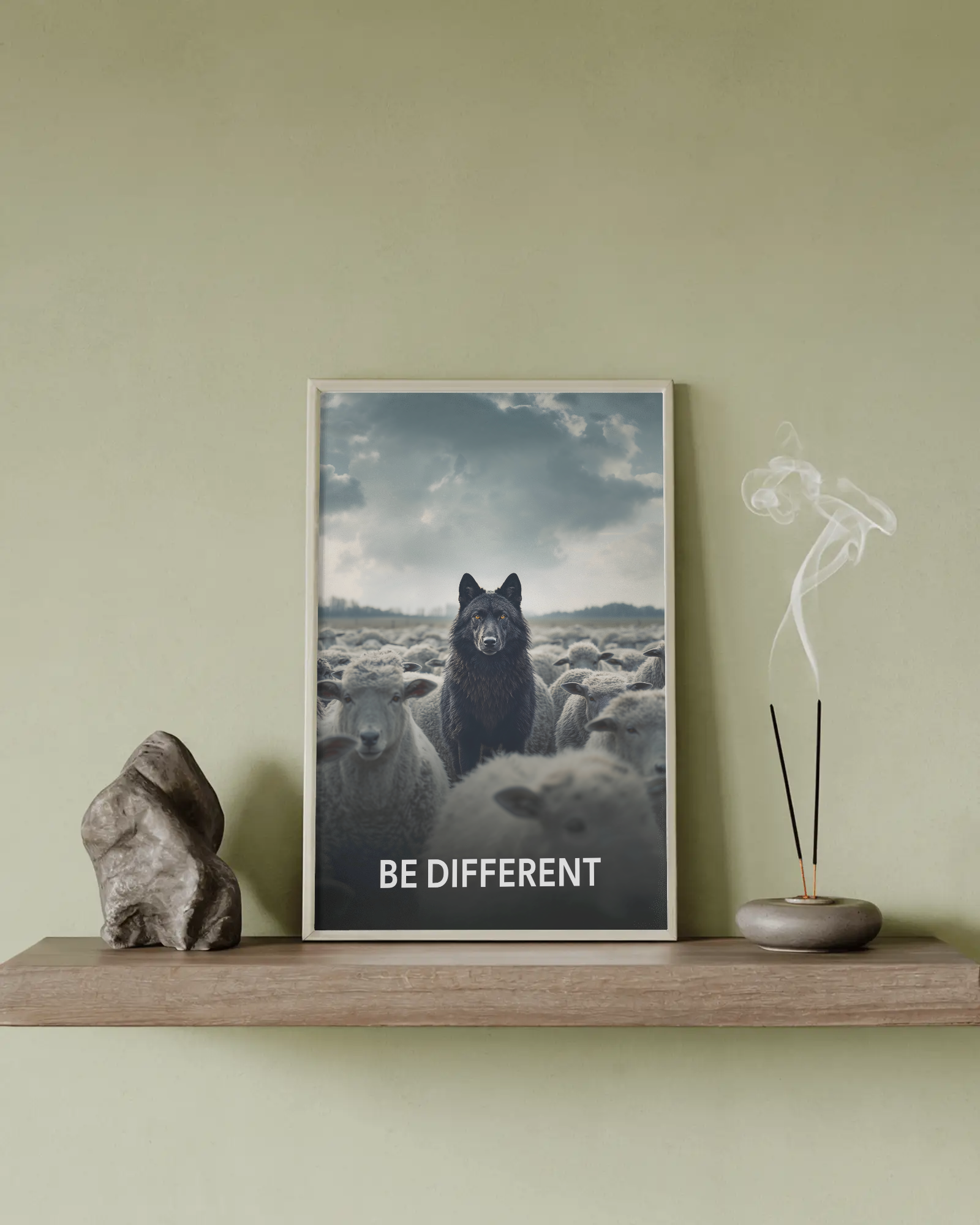 „Be Different" - „A Mirror of Individuality on the Wall"