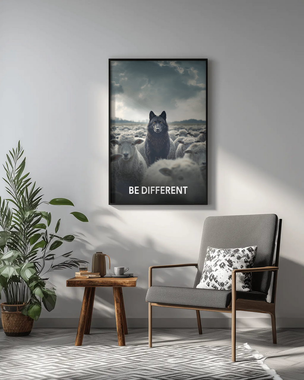 „Be Different" - „A Mirror of Individuality on the Wall"