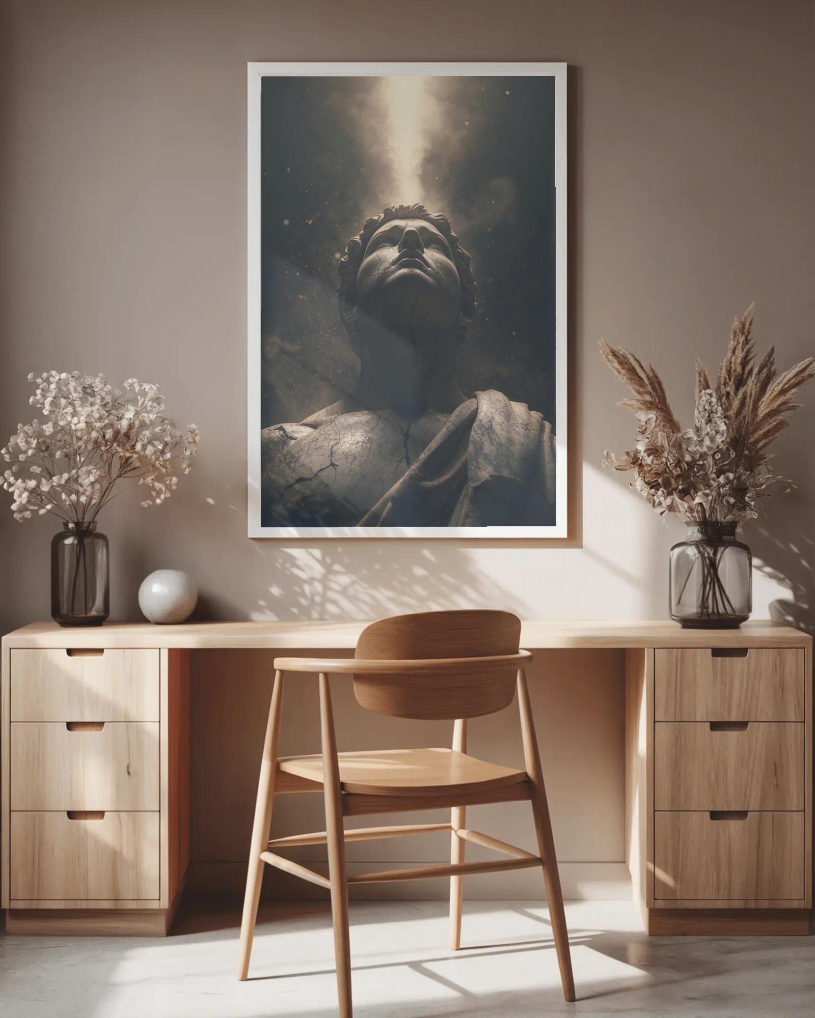 "Ascend" - "The light finds those who are not afraid to rise."